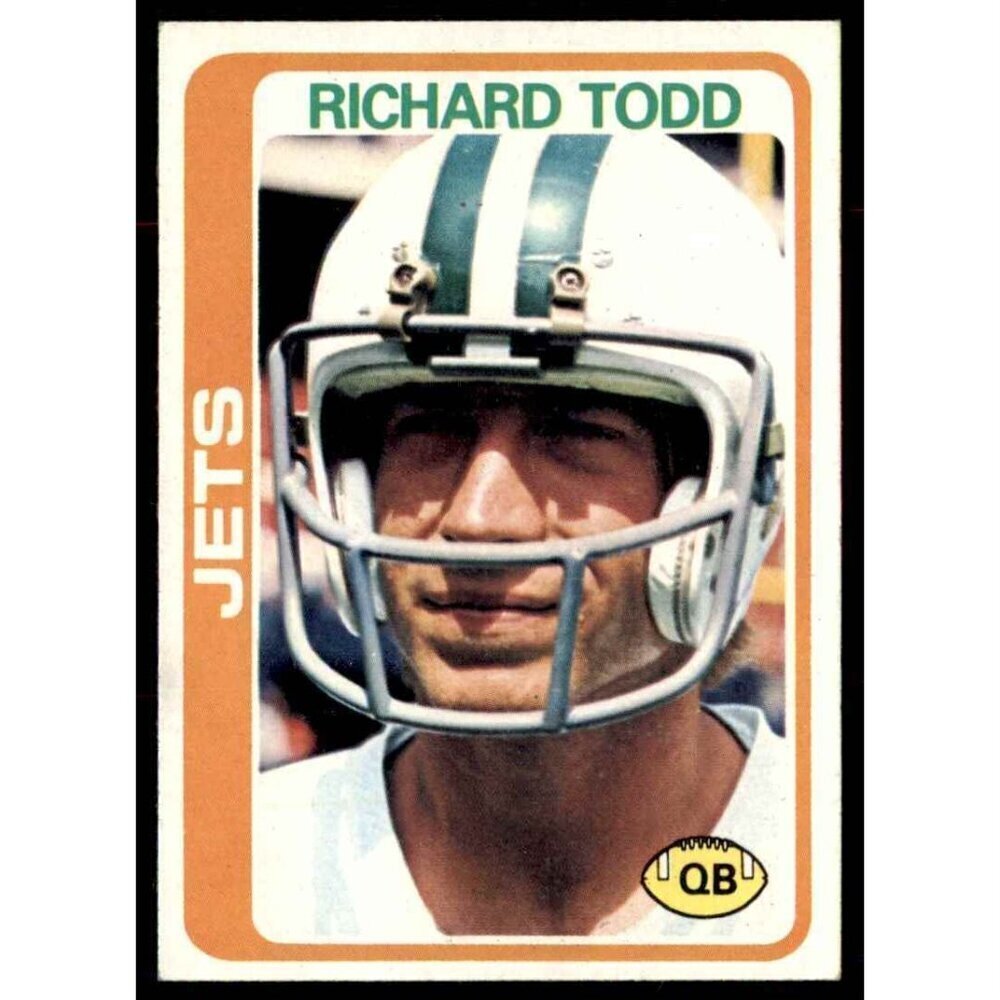 1978 Topps Richard Todd New York Jets #267